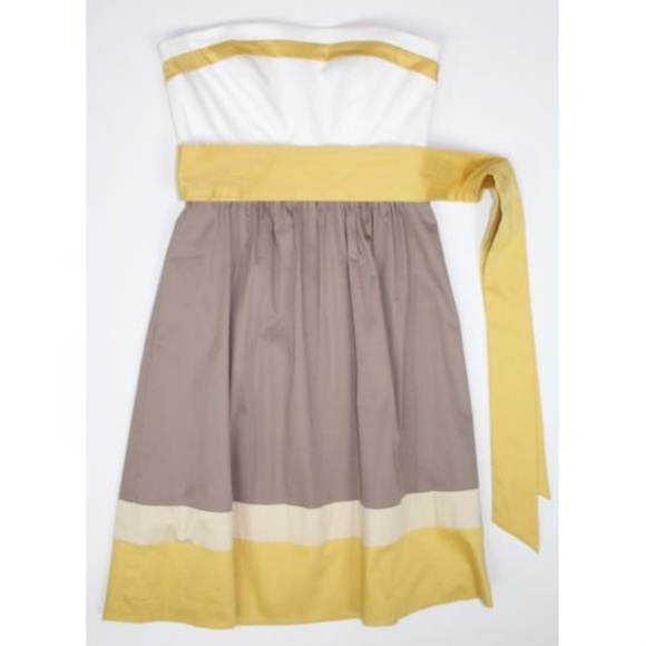 BCBG Paris Color Block Empire Waist Dress - Picture 5 of 7